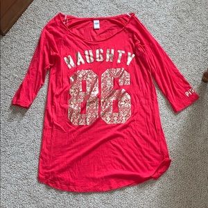 VS Pink Christmas Sleepshirt